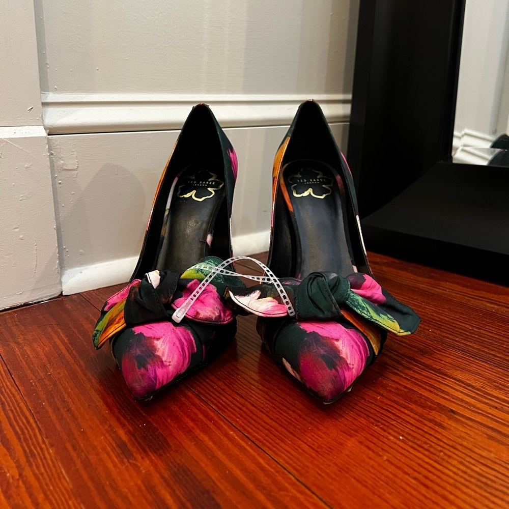 Ted Baker Floral Bow Heels